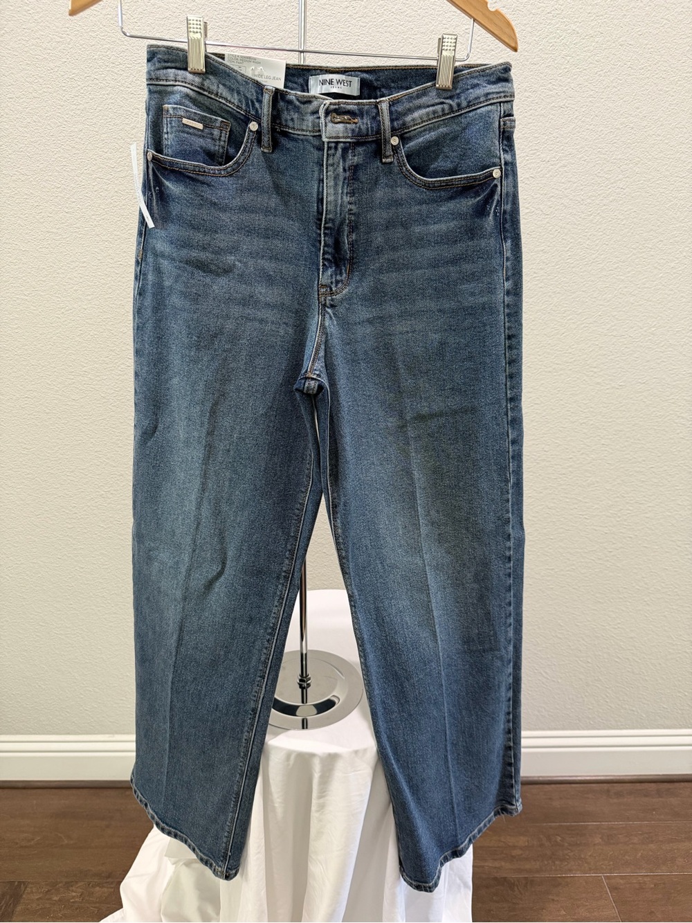 Nine West Relaxed Fit Men's Jeans in Medium Denim Blue